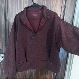 Athleta XL Altitude Polartec Half Zip Sweatshirt Jacket #427880